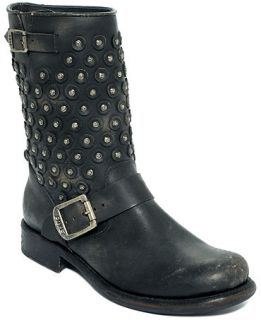Frye Womens Jenna Disk Booties   Shoes