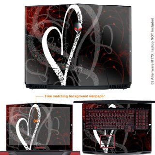 Matte Protective Decal Skin Sticker (Matte finish) for Alienware M17X with 17.3in Screen (view IDENTIFY image for correct model) case cover Matte_09 M17X 119 Computers & Accessories