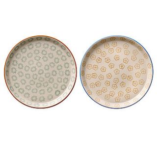 dotty dessert plate by idyll home ltd