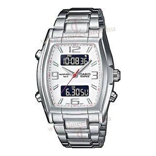 Casio Men's Elegant Edifice Stainless Steel White Watch EFA117D 7A at  Men's Watch store.