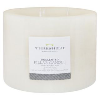 Threshold™ Unscented Cream  4x5 Pillar Wax Candle