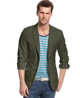 GUESS Jeans Jacket, Foundation Cotton Blazer   Blazers & Sport Coats   Men