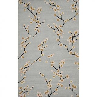 Surya 2' x 3' Rain Pussywillow Gray Indoor/Outdoor Accent Rug
