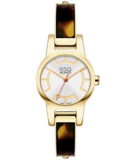 ESQ Movado Watch, Womens Swiss Contempo Two Tone Stainless Steel Bangle Bracelet 30mm 07101392   Watches   Jewelry & Watches