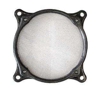 Stainless/Plastic 2 Piece Fan Filter Kit for 92mm cooling fan, Black Computers & Accessories