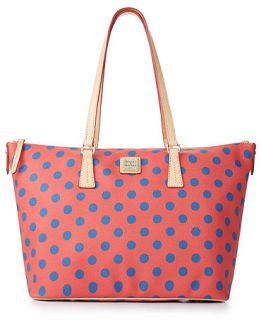 Dooney & Bourke Polka Dot Zip Top Tote   Handbags & Accessories