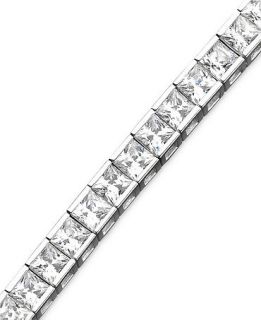 CRISLU Bracelet, Platinum Over Sterling Silver Cubic Zirconia Tennis Bracelet (9 ct. t.w.)   Fashion Jewelry   Jewelry & Watches