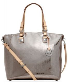 MICHAEL Michael Kors Signature Metallic Satchel   Handbags & Accessories