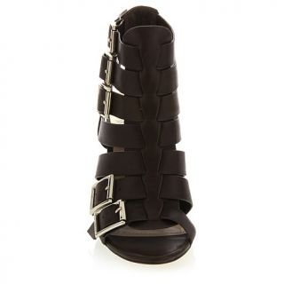 Vince Camuto "Martez" Buckled Leather Wedge Gladiator Sandal