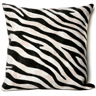 Decorative 20" Square Zebra Pillow