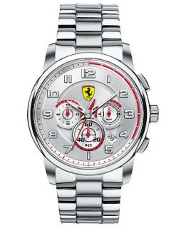 Scuderia Ferrari Watch, Mens Chronograph Auto dEpoca Stainless Steel Bracelet 44mm 830055   Watches   Jewelry & Watches
