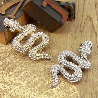 snake brooch by lisa angel