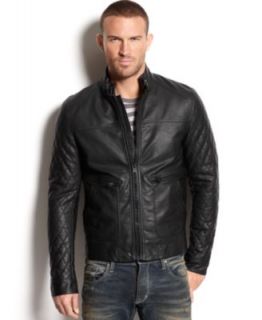 Rogue State Jacket, Faux Leather Quilted Jacket   Coats & Jackets   Men