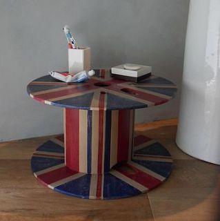 union jack reel table by barnickle furniture