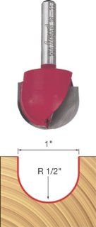 Freud 18 113 1 Inch Diameter Round Nose Router Bit with 1/4 Inch Shank    