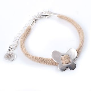 butterfly stretch cotton bracelet by francesca rossi designs