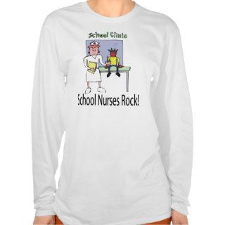 School Nurses Rock T shirt