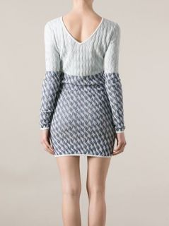 Opening Ceremony Ribbed Knit Bodycon Dress