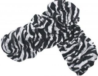 Beverly's Fabrics Women's Zebra Print Leg Warmers White And Black Costume Accessories Clothing