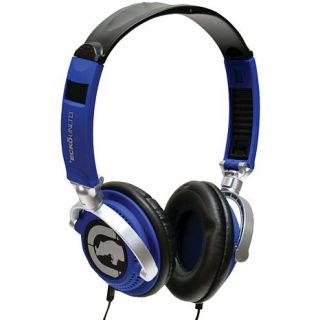 Over The Ear Motion Headphones with Microphone   Blue