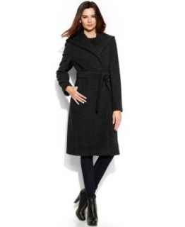 Jones New York Classic Wool Blend Maxi Walker Coat   Coats   Women