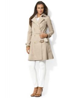 Lauren Ralph Lauren Belted Trench Coat   Coats   Women