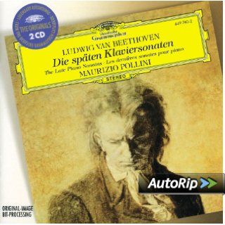Beethoven  Die Spten Klaviersonaten (Late Piano Sonatas) Opp. 101, 106, 109, 110, 111 Music