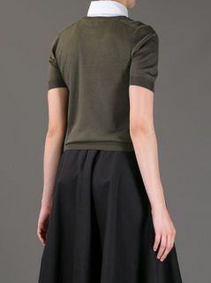 Carven Cut out Cropped Sweater   Une Femme À Suivre