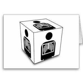 XRAY CUBE BOX RADIOLOGY DIAGNOSTIC IMAGING CARDS