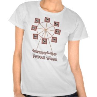 Ferrous Wheel Iron Chemistry Item Shirts