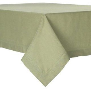 Fieldcrest Luxury Tablecloth   Pale Green (70x108") Kitchen & Dining