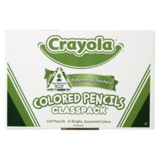 Crayola Colored Pencils Classpack   240 Count