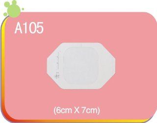 AOKI A105 Transparent Dressing 100 per box   Picture Frame Style 2 3/8" x 2 3/4" Compare to 3M Tegaderm 1624W Health & Personal Care