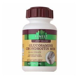 Finest Nutrition Glucosamine & Chondroitin MSM Caplets 90 ea Health & Personal Care