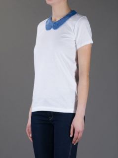 Markus Lupfer Sequin Collar T shirt