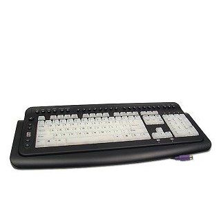 PS/2 104 Key Multimedia Lite Up Keyboard Electronics