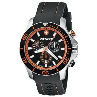 Wenger Sea Force Chrono Silicone   Black Men's watch #0643.104 Watches