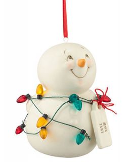 Department 56 Snowpinions Get Lit Snowman Ornament   Holiday Lane