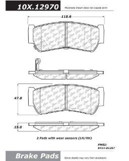 Centric Parts, 105.12970, PosiQuiet Ceramic Pads Automotive