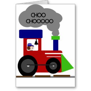 Choo Choo Train Greeting Card