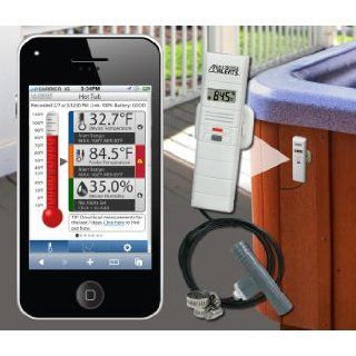 La Crosse Alerts Wireless D111.103.150.E1.BP.HT Monitor System with Hot Tub Accessory Set   Weather Stations