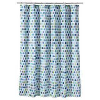 Circo® Raindrops Shower Curtain   Blue
