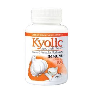Kyolic Garlic Formula 103 Immune Formula (200 Capsules) Health & Personal Care