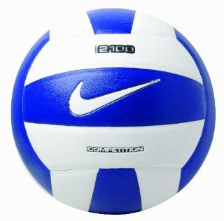 Nike 2100 Nfhs Volleyball (White/Varsity Royal)  Indoor Volleyballs  Sports & Outdoors