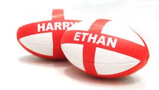 personalised all weather england rugby ball by name your ball