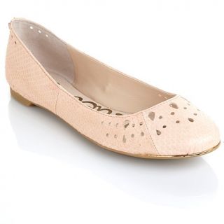 "Leighton" Cutout Flat with Metallic Trim