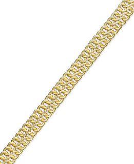 Giani Bernini 24k Gold over Sterling Silver Bracelet, 6mm Mesh Bracelet   Bracelets   Jewelry & Watches