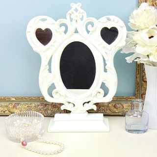 vintage cream triple mirror by lisa angel homeware and gifts