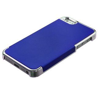 MYBAT IPHONE5HPCBKMDSO102NP Premium Unique SuperThin Case for iPhone 5 / iPhone 5S   1 Pack   Retail Packaging   Titanium Dark Blue Cell Phones & Accessories