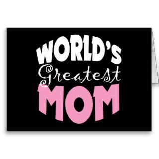 World's Greatest Mom Gift Cards